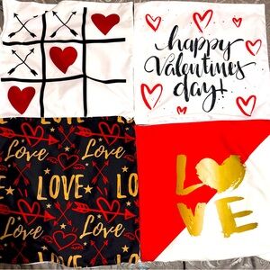 Valentine's Day Love Pillow Covers Set 18x18